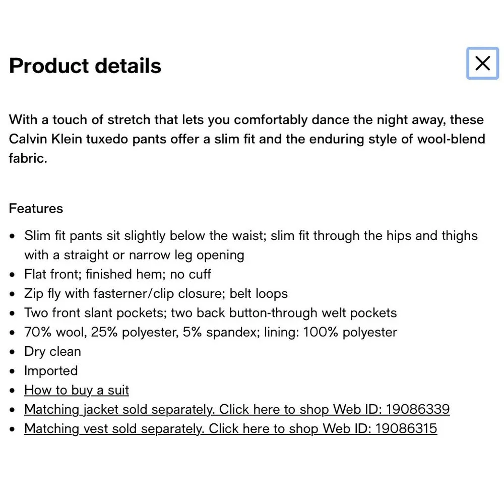 Calvin Klein this product